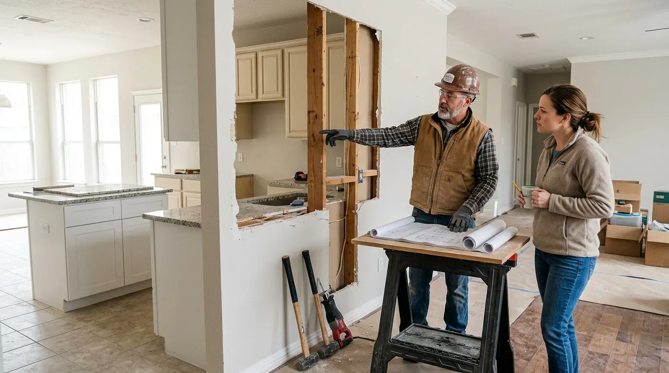 Open Concept Kitchen Remodeling in Houston